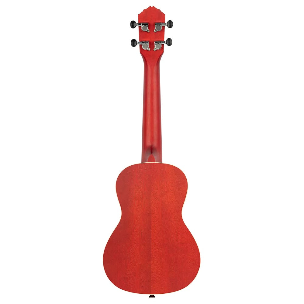 Ortega Concert Ukuleles Fire Red Ortega RUFIRE Earth Series Okoume Concert Ukulele