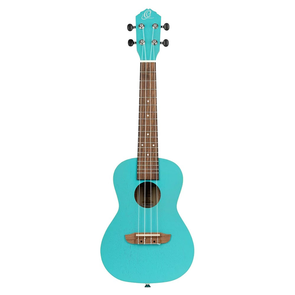 Ortega Concert Ukuleles Lagoon Turquoise Ortega Earth Series Okoume Concert Ukulele