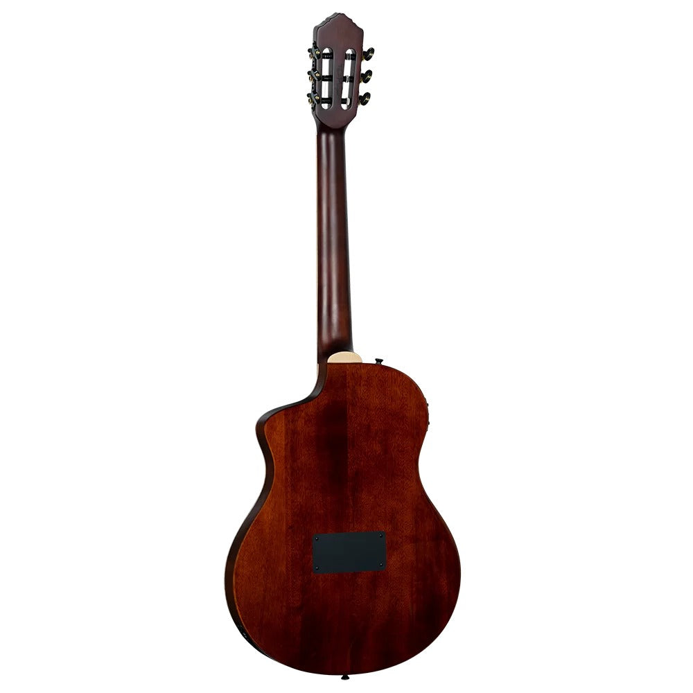 Ortega Electro Acoustic Guitars Burst Ortega RTPDLX-ACA TourPlayer Series Electro Acoustic Guitar with Bag