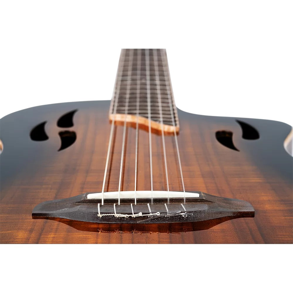 Ortega Electro Acoustic Guitars Burst Ortega RTPDLX-ACA TourPlayer Series Electro Acoustic Guitar with Bag