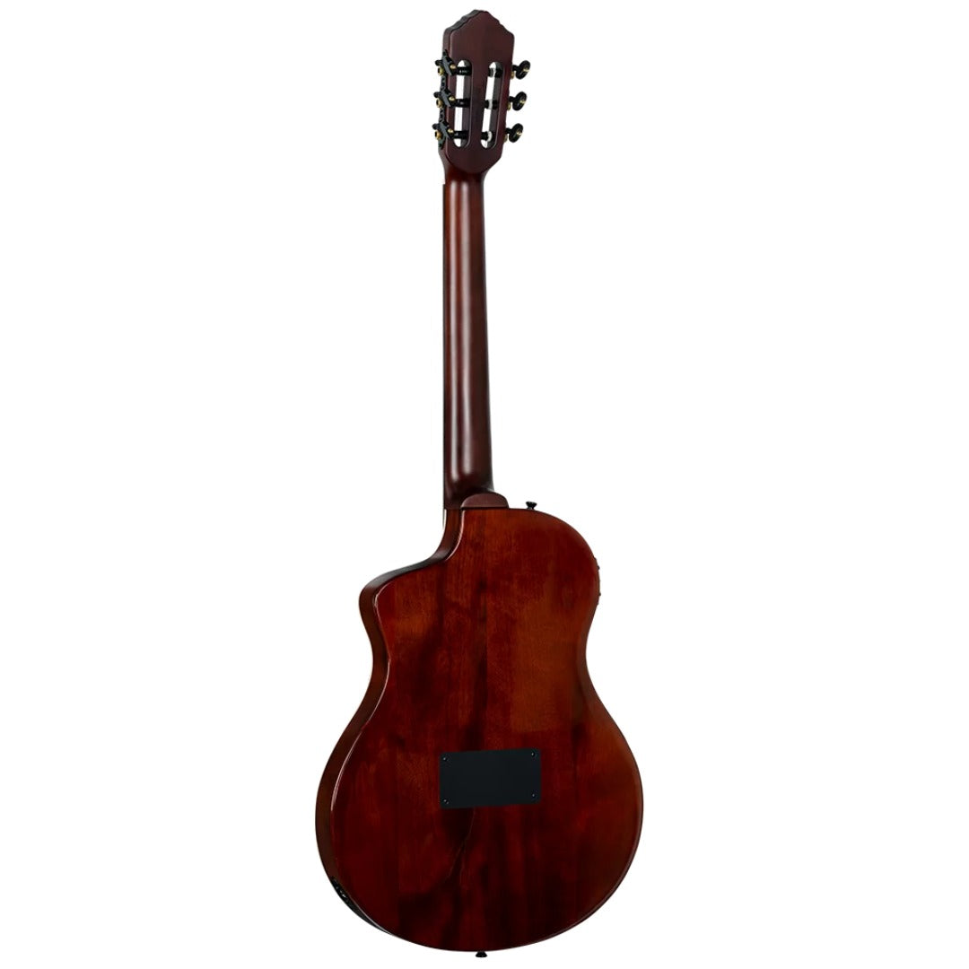 Ortega Electro Acoustic Guitars Natural Ortega RTPSTD TourPlayer Series Classical Electro Acoustic Guitar with Bag