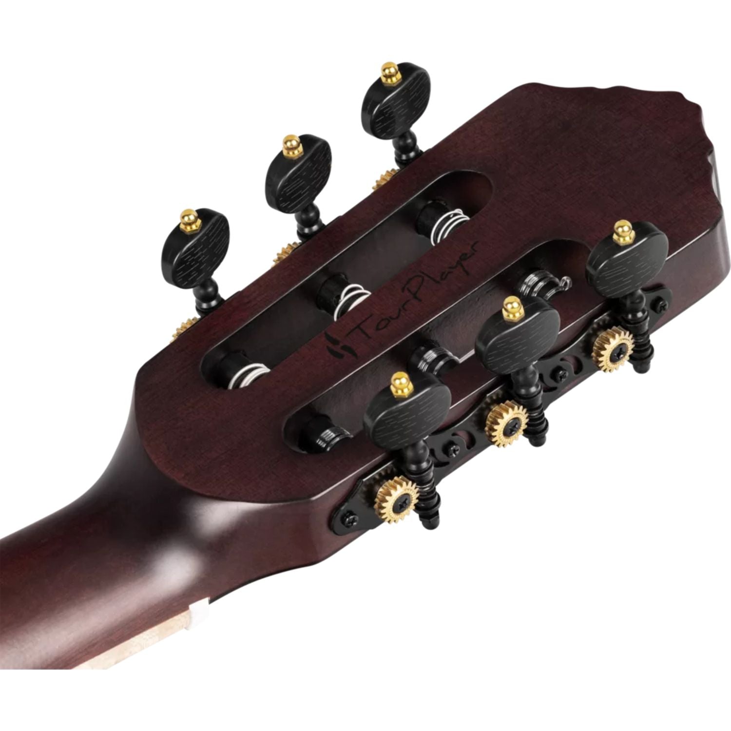 Ortega Electro Acoustic Guitars Ortega RTPDLX-ACA-L TourPlayer Series Classical Electro Acoustic Guitar with Bag - Left Handed