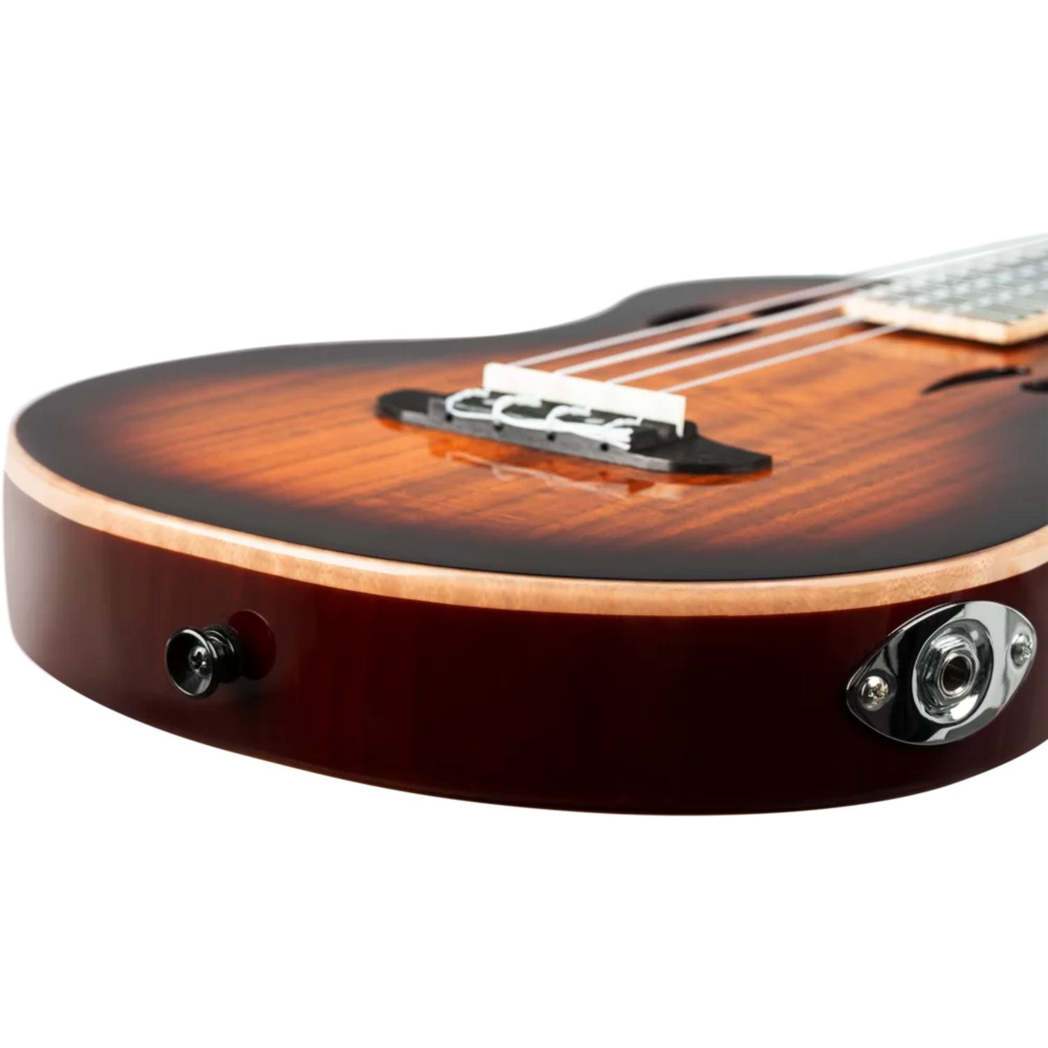 Ortega Tenor Ukuleles Gloss burst Ortega RTPX-U-ACA TourPlay Series Tenor Ukulele with Bag
