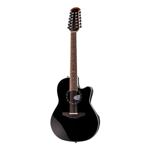 Ovation Electro Acoustic Guitars Ovation 2751AX-5 Standard Balladeer Cutaway Electro Acoustic Guitar - Black
