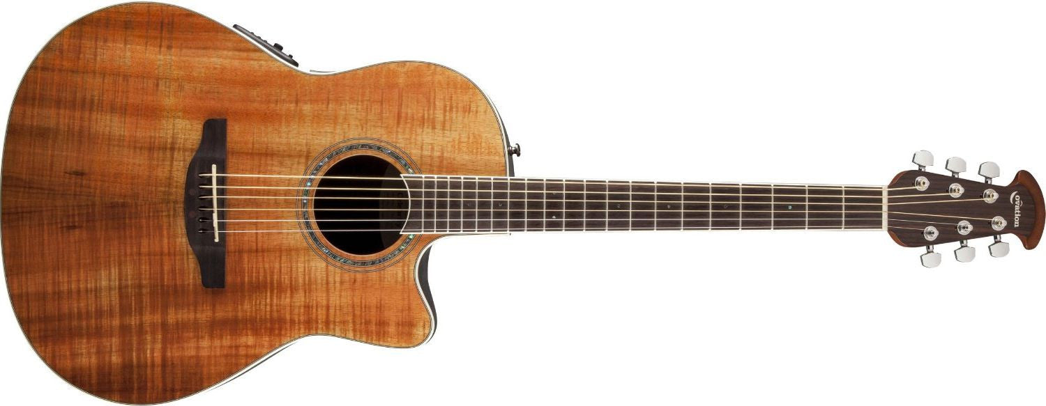 ovation electro acoustic guitars ovation celebrity standard plus cs24pfkoa koa acoustic electric guitar