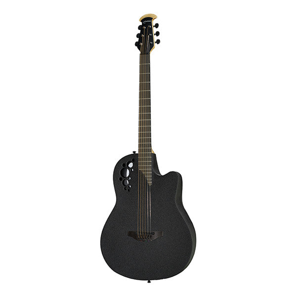 Ovation Electro Acoustic Guitars Ovation DS778TX Elite TX D-Scale Cutaway Electro Acoustic Guitar - Black