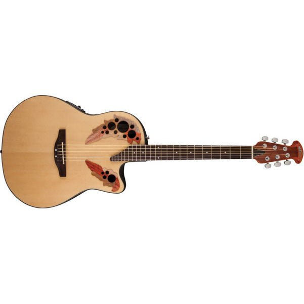 ovation electro acoustic guitars ovation, electro acoustic guitar, applause elite, ae44-natural ae44-4_142628