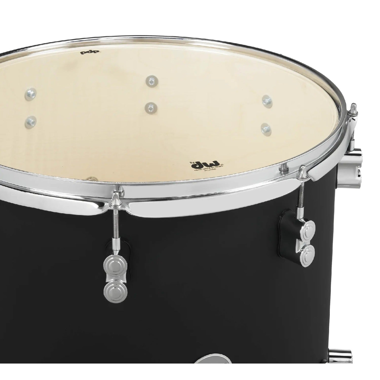 Pacific Drums And Percussion Acoustic Drum Kits Pacific Drums And Percussion PDCM2217 7 Piece Concept Maple Acoustic Drumkit #color_satin-black