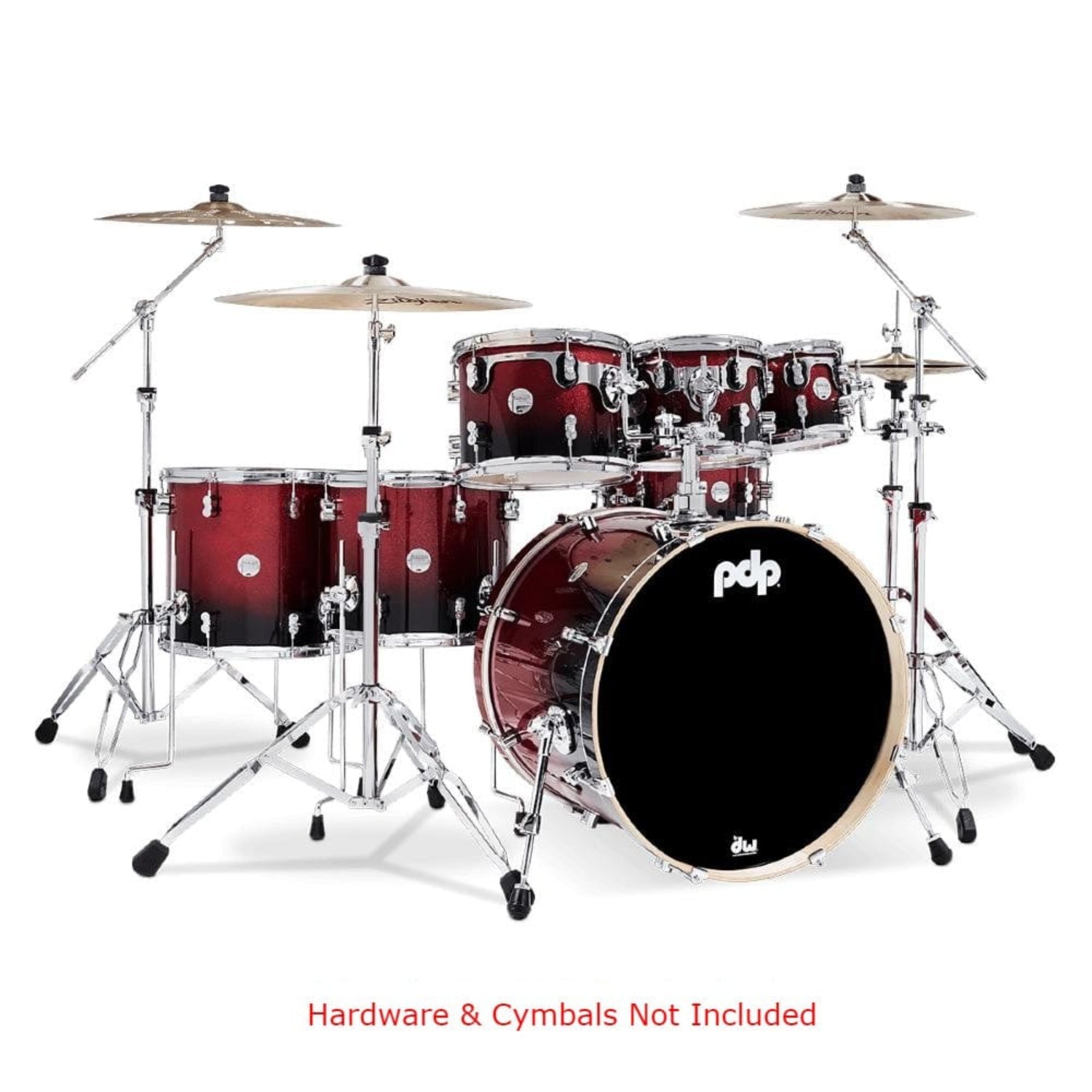 pacific drums and percussion acoustic drum kits pacific drums and percussion pdcm2217 7 piece concept maple acoustic drumkit