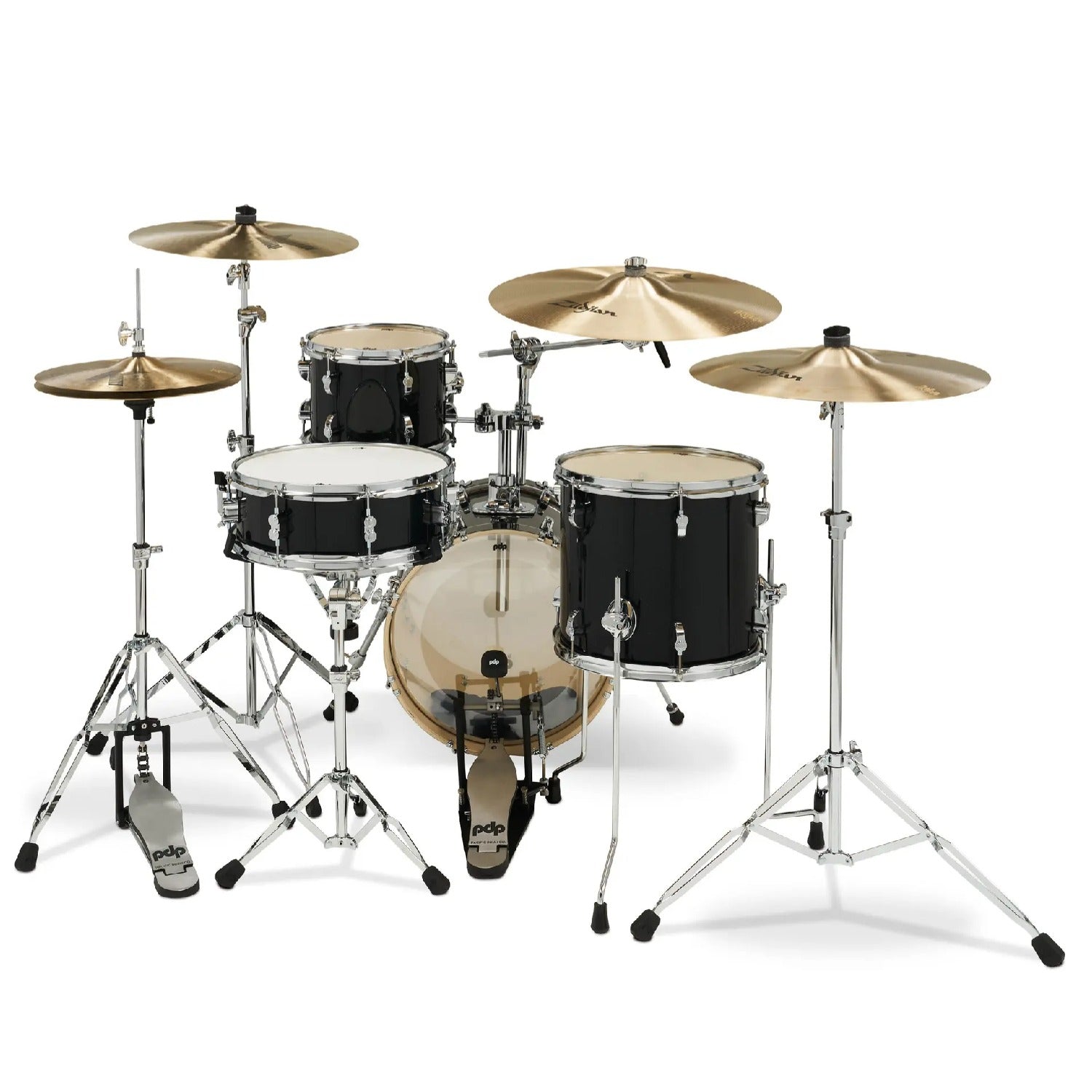 Pacific Drums And Percussion Acoustic Drum Kits Pacific Drums And Percussion PDNY1604 New Yorker 4-Piece Shell Pack Acoustic Drum Kit