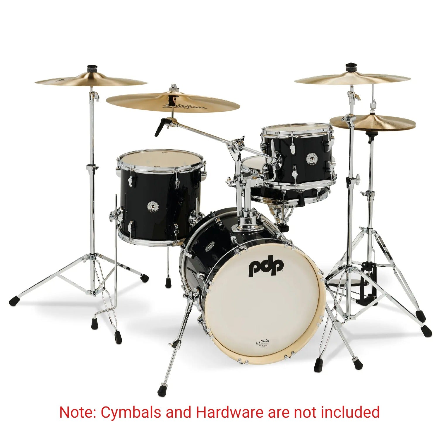 Pacific Drums And Percussion Acoustic Drum Kits Pacific Drums And Percussion PDNY1604 New Yorker 4-Piece Shell Pack Acoustic Drum Kit