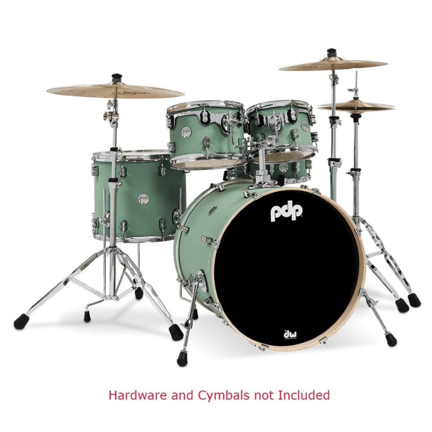 pacific drums and percussion acoustic drum kits satin seafoam pacific drums and percussion pdcm2215 5 piece concept maple series acoustic drumkit #color_satin-seafoam