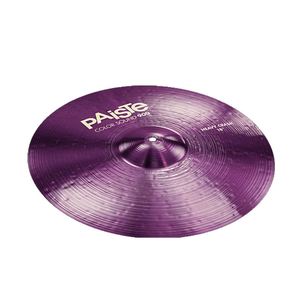paiste crash cymbals 18 inch paiste color sound 900 purple heavy crash cymbal