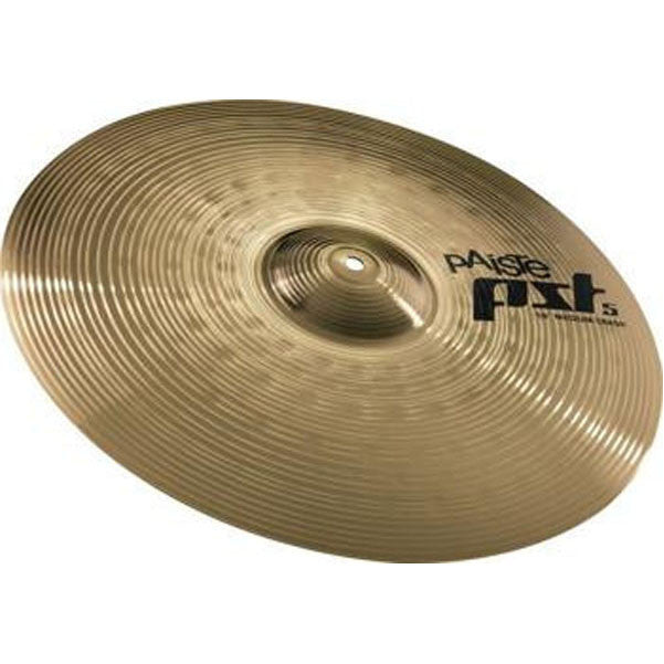 paiste crash cymbals paiste pst 5 16" medium crash cymbal