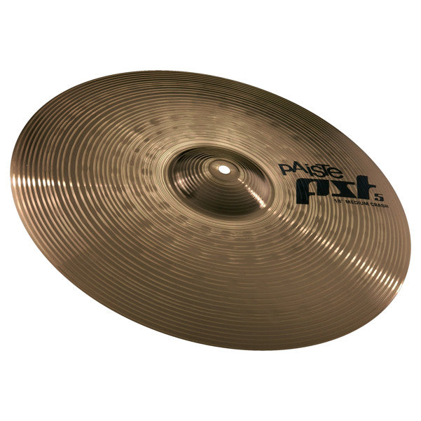 paiste crash cymbals paiste pst 5 18" medium crash cymbal