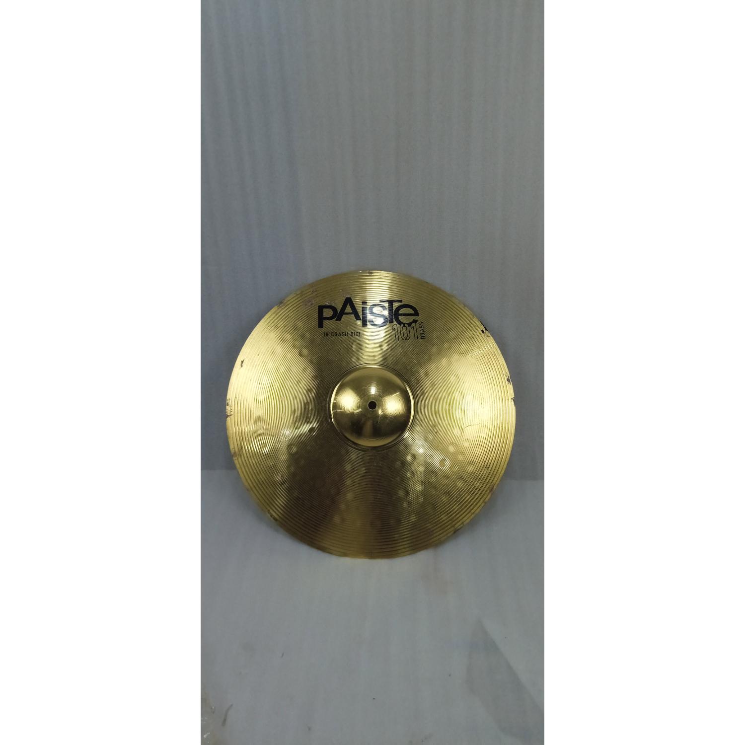 Paiste Crash Ride Cymbals Paiste 101 Series 18" Brass Crash Ride Cymbal - Open Box B Stock