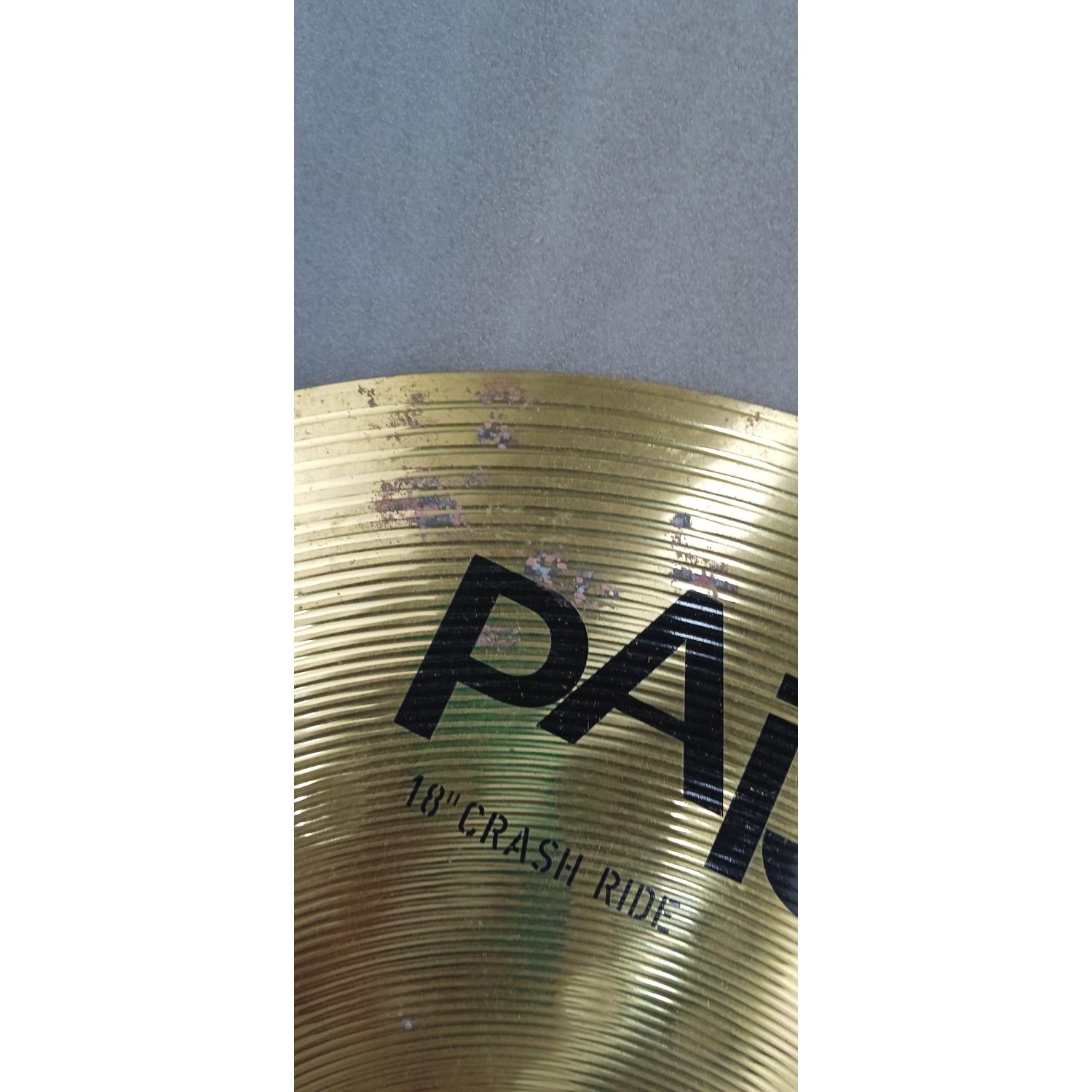 Paiste Crash Ride Cymbals Paiste 101 Series 18" Brass Crash Ride Cymbal - Open Box B Stock