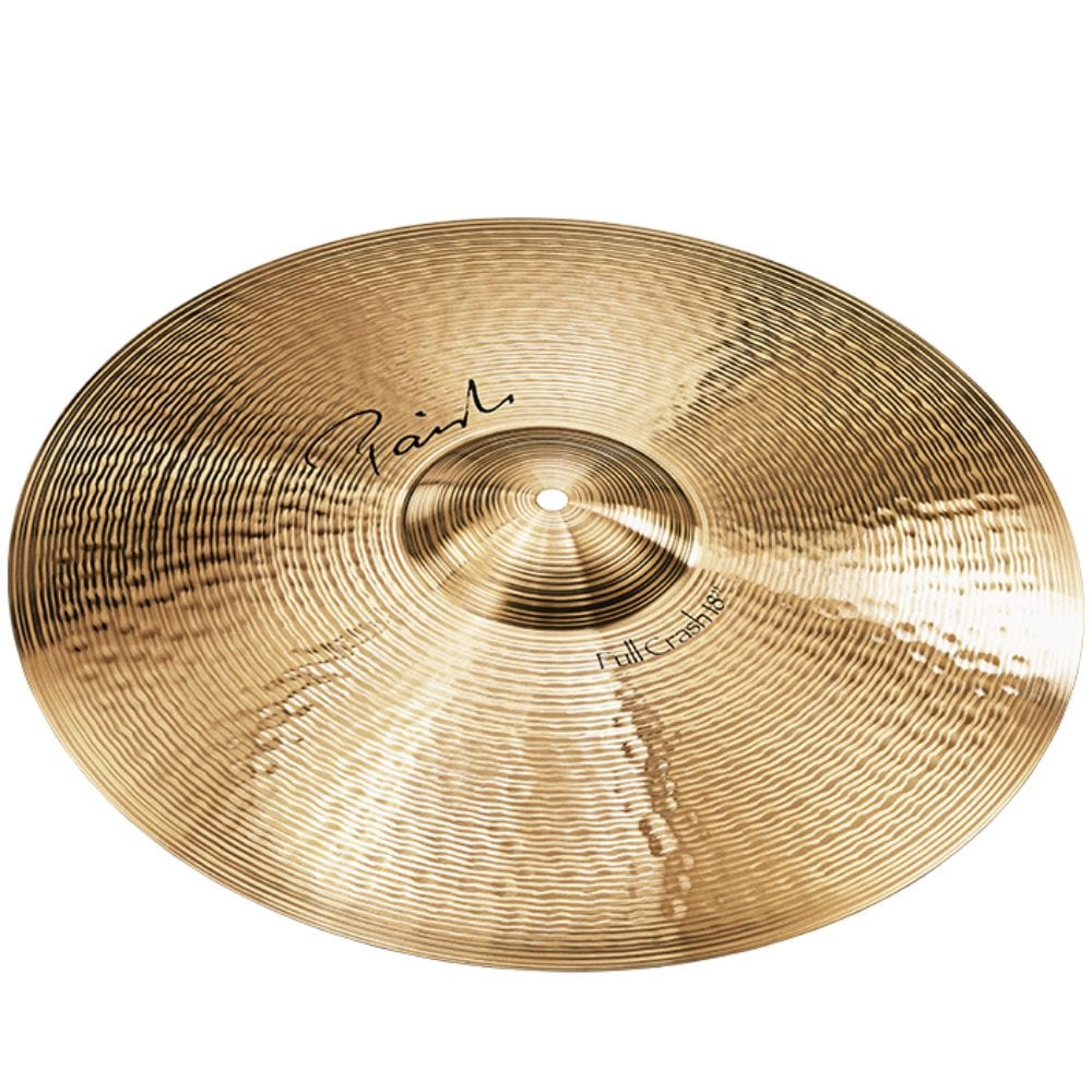 paiste drum accessories paiste signature 18 inch full crash cymbal
