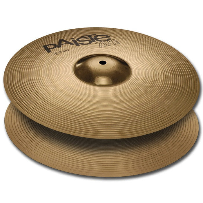 paiste hi hat cymbals paiste 201 bronze series 14inch hi-hat cymbal