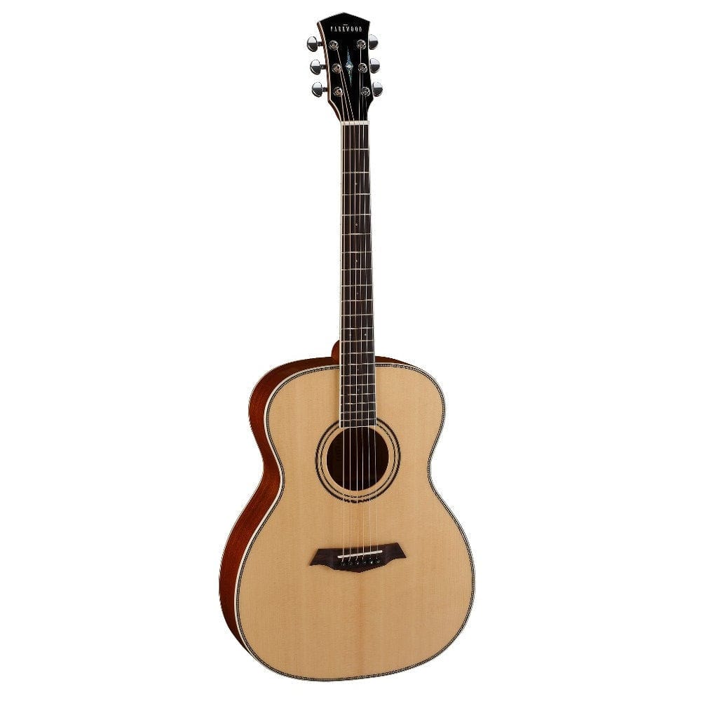 parkwood acoustic guitars parkwood p620 om orchestra acoustic guitar with case