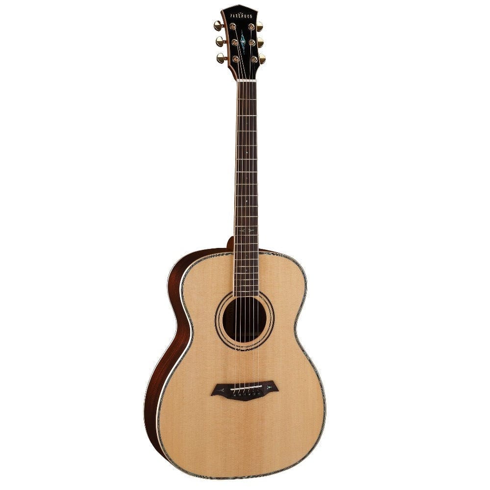 parkwood acoustic guitars parkwood p820adk om orchestra acoustic guitar with case