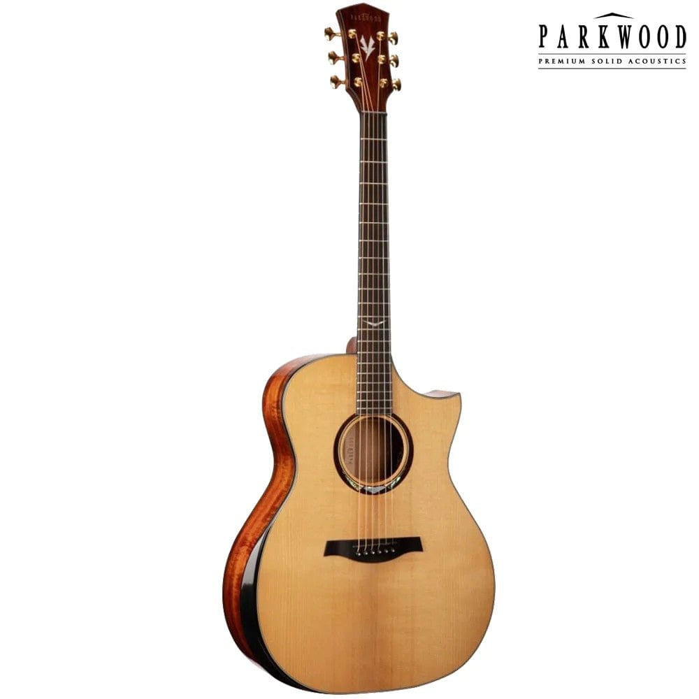 parkwood electro acoustic guitars natural parkwood ga980adk ga series grand auditorium cutaway electro acoustic guitar with case