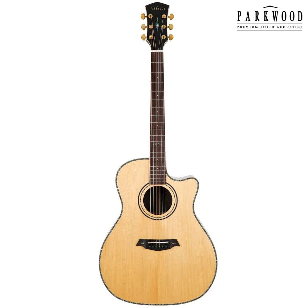 parkwood electro acoustic guitars parkwood ga880 ga series grand auditorium electro acoustic guitar with case