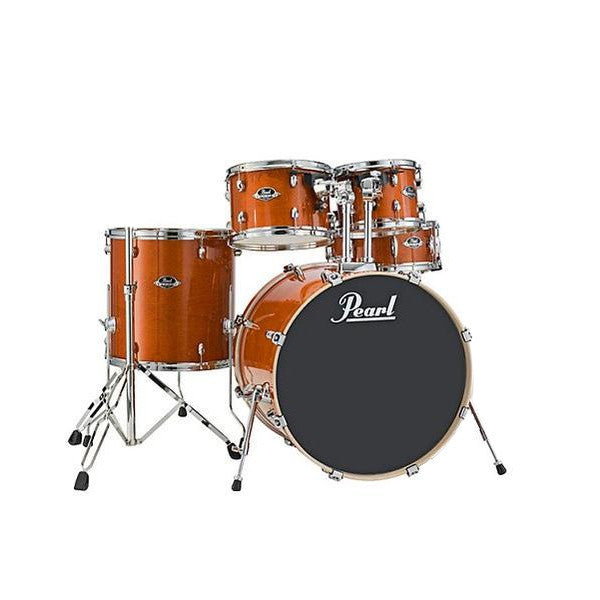 pearl acoustic drum kits honey amber pearl export drum shell pack #color_honey-amber