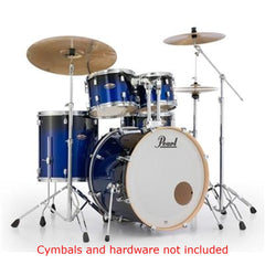 Pearl Acoustic Drum Kits Kobalt Blue Fade Pearl Decade Maple 5pcs Hybrid Shell Pack Drumset