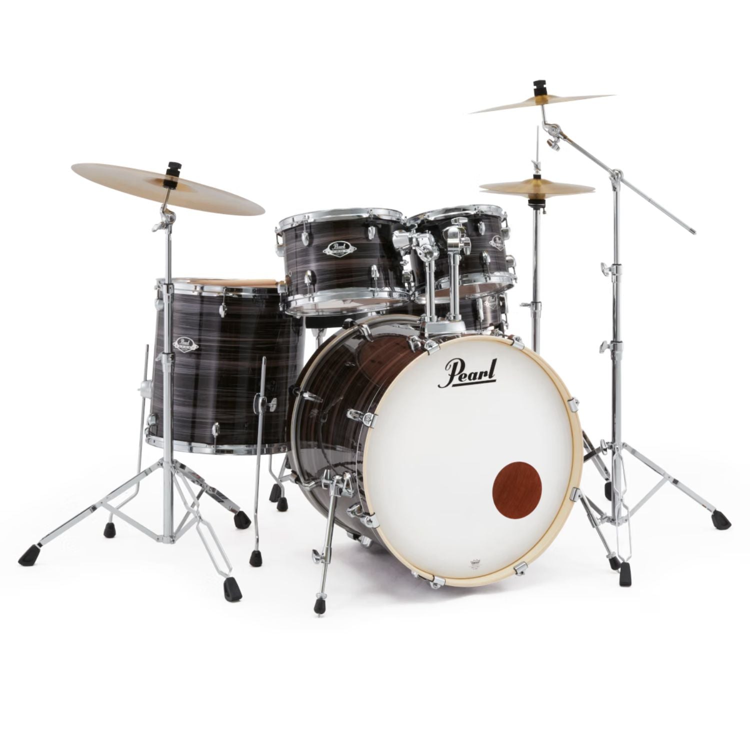 Pearl Acoustic Drum Kits Metallic Amethyst Twist Pearl EXX725SPN/C 5 Piece EXX Hybrid Shell Pack Acoustic Drum Kit #color_metallic-amethyst-twist