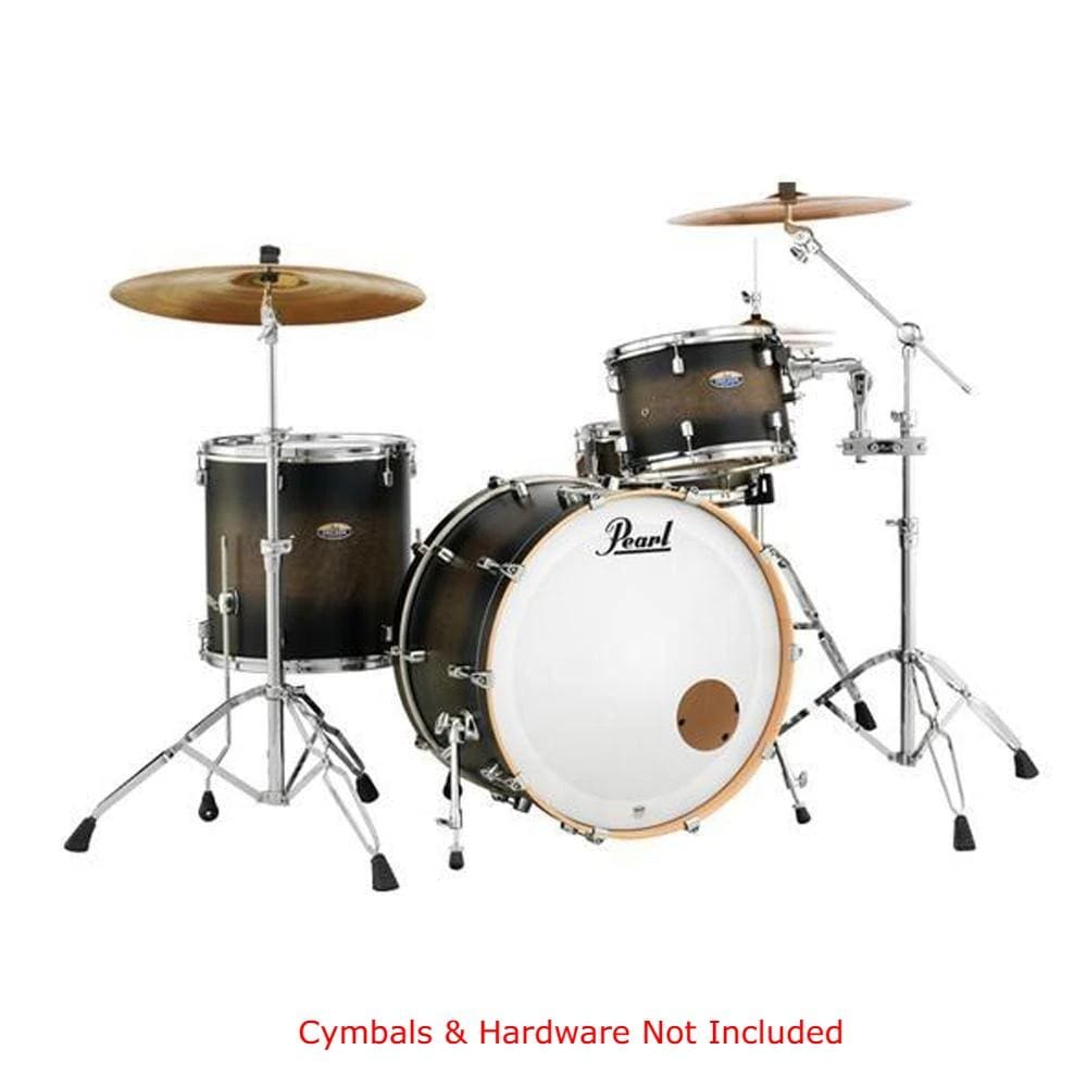pearl acoustic drum kits pearl decade maple 5pcs hybrid shell pack drumset#color_satin-brown-burst