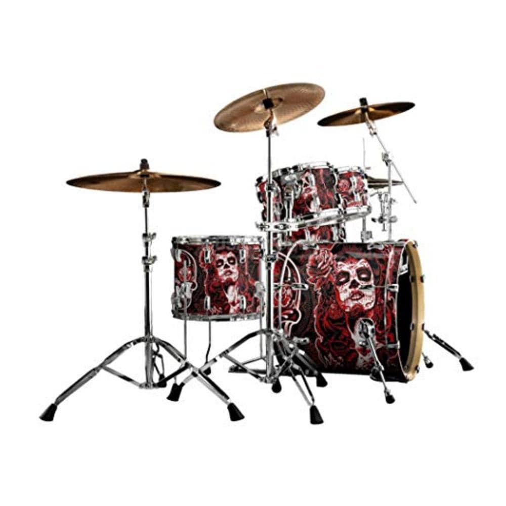pearl acoustic drum kits pearl exa725sp/c 5 pcs export artisan ii exa shell pack catrina's cry drum set