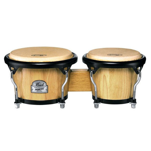 pearl bongos pearl pwb100dx primero wood 7inch & 8.5inch bongo - natural