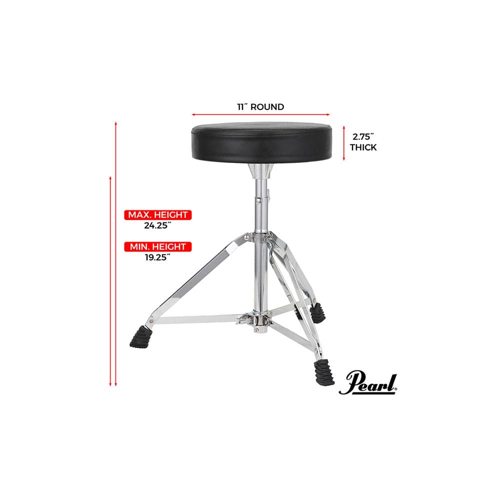 pearl drum thrones black pearl d50 drum throne