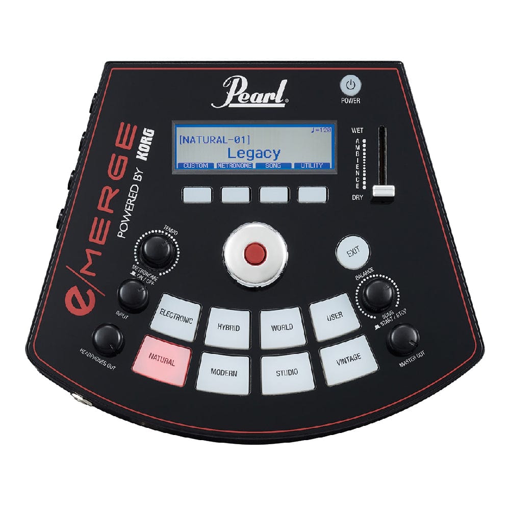 pearl electronic drum kits pearl e/merge traditional configuration electronic drumkit