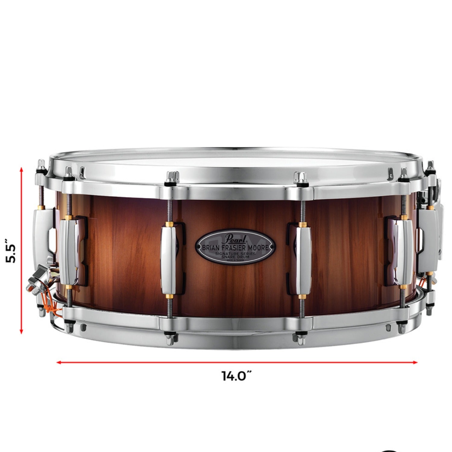 Pearl Snare Drums Pearl BFM1455S/C 14"x 5.5" Brian Frasier Moore Signature Snare Drum