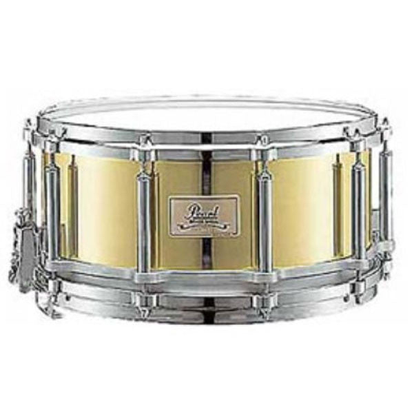 pearl snares pearl fb1450/c 14inch x 5inch brass shell snare drum