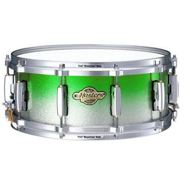 pearl snares pearl mcx1455s/c mcx 14 x 5.5 snare drum - lime sparkle fade