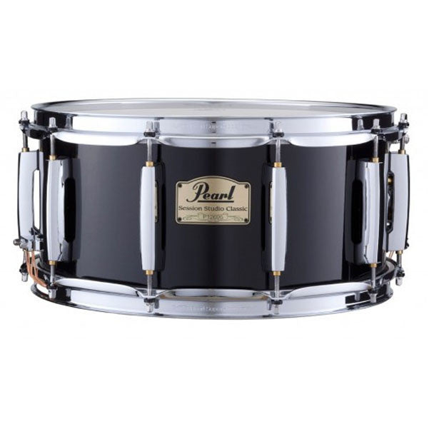 pearl snares pearl session snare 14inchx6.5inch 6ply birch/kapur shell - ssc-1465s/c