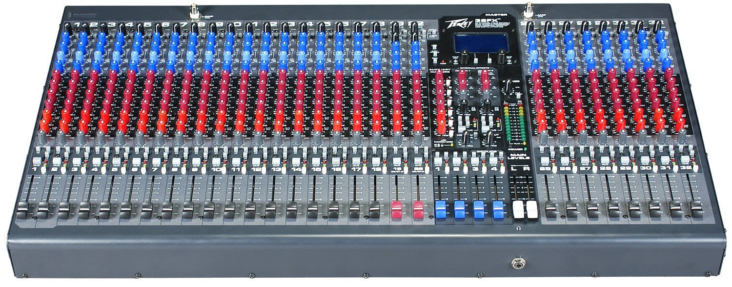 peavey analog mixers peavey 32fx 32-channel usb recording and live sound mixer
