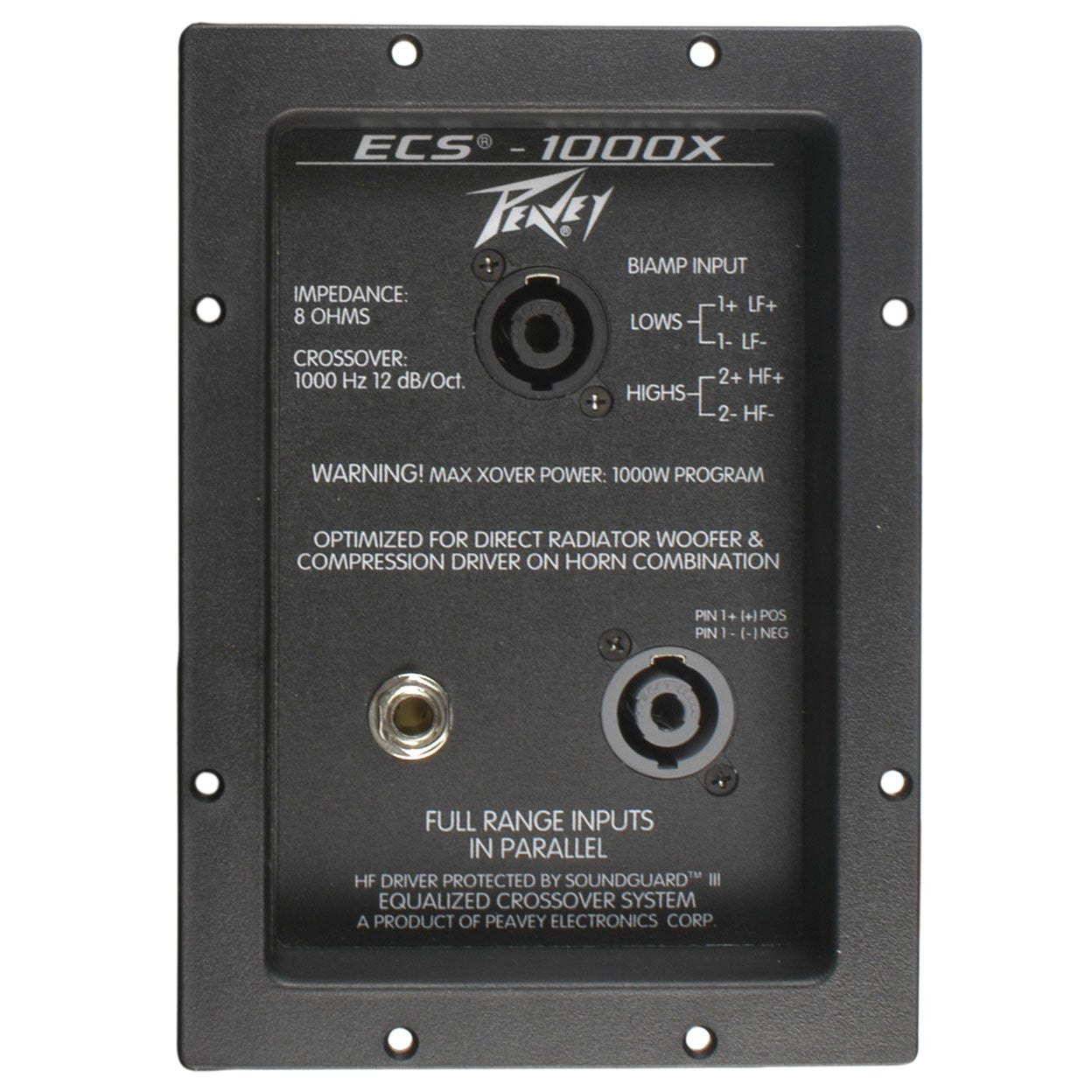 peavey monitor, speaker & subwoofer parts peavey 03490190 ecs1000x rohs crossover