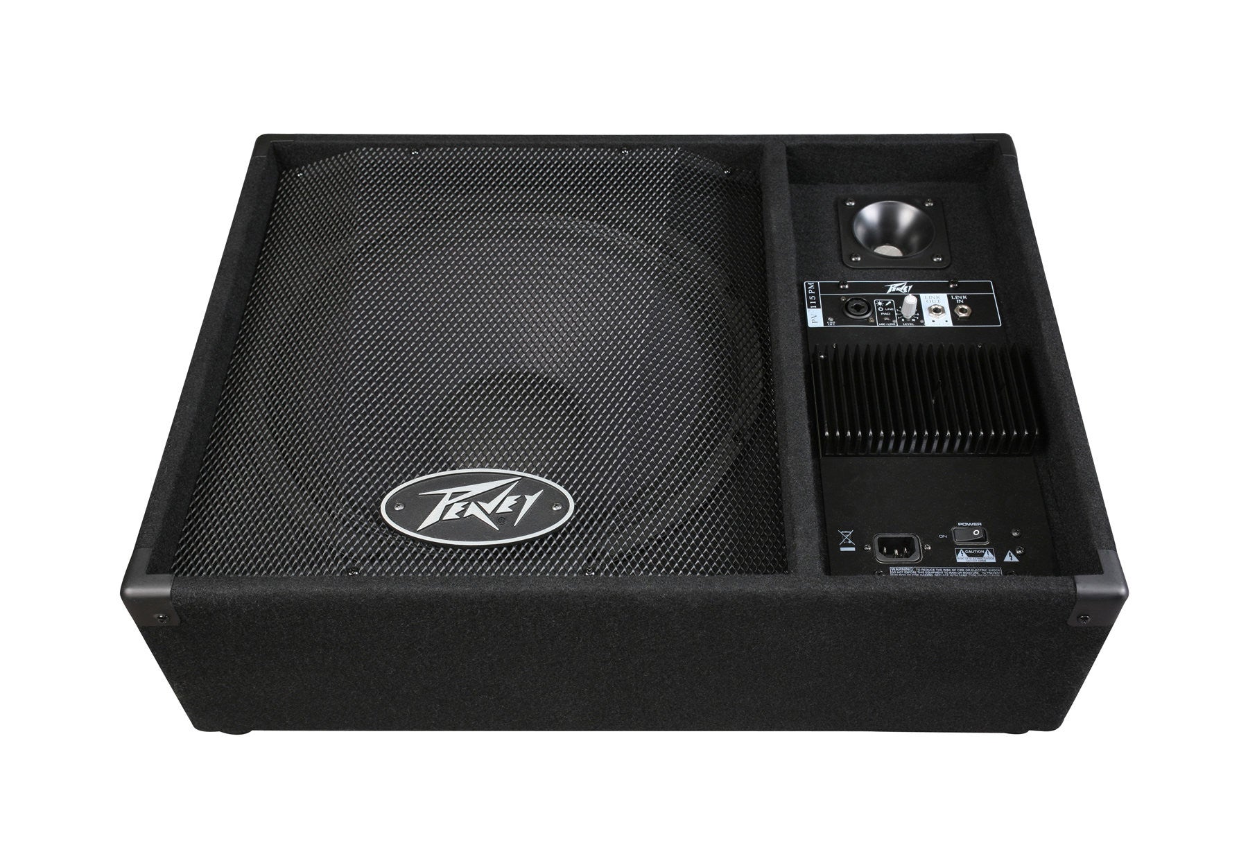 peavey monitor speakers peavey pv115pm powered floor monitor