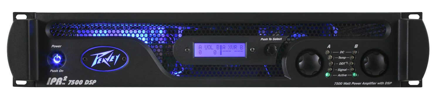 peavey power amplifiers peavey ipr2 7500 dsp power amplifier