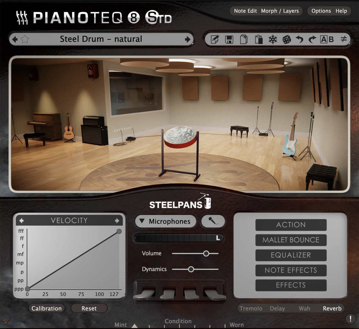 PIANOTEQ Virtual Instruments Pianoteq Steel Pans Add-On: Percussive Instruments – Professional Audio Software & Plugin