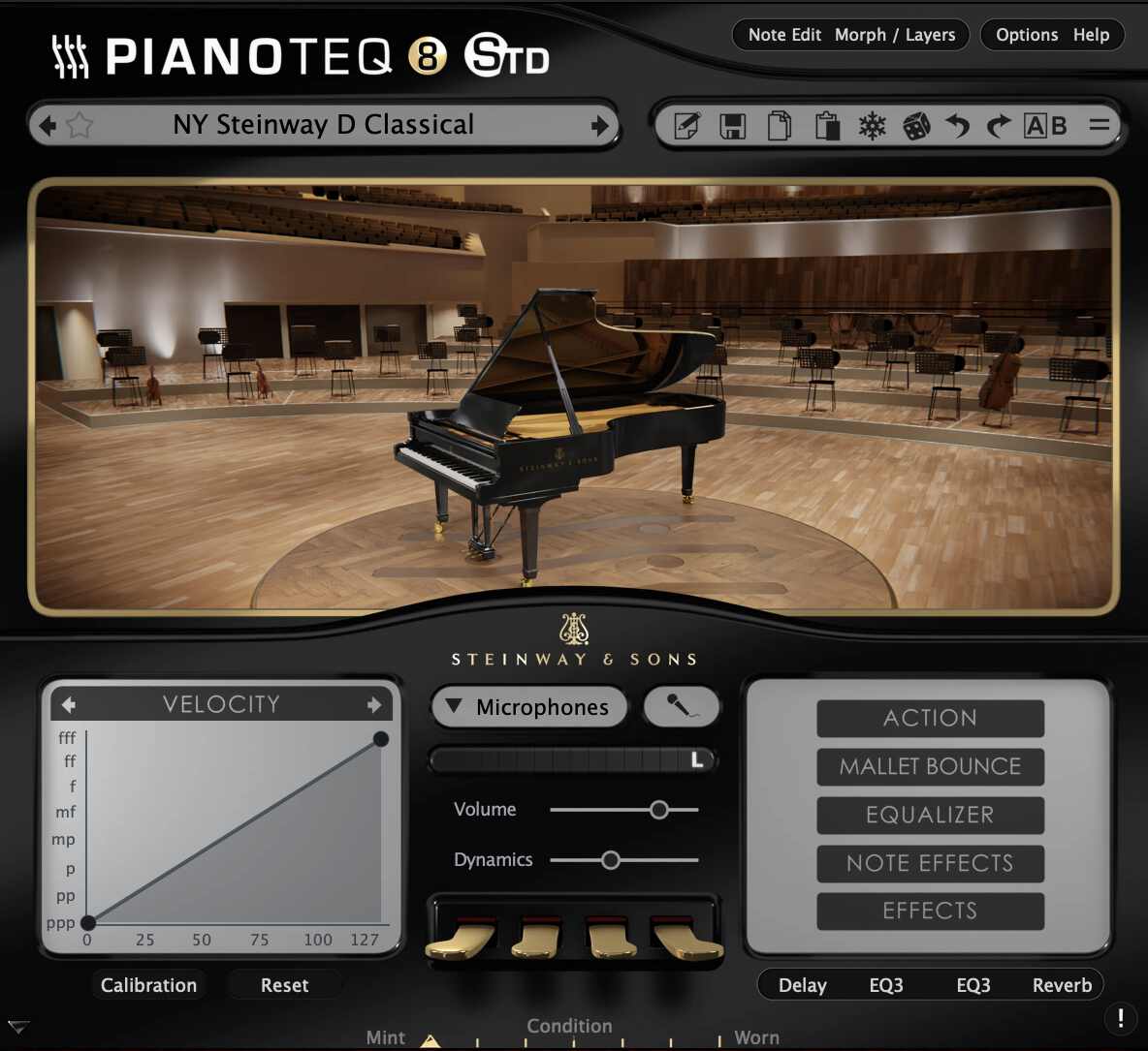 PIANOTEQ Virtual Instruments Pianoteq Steinway Model D: Legendary Concert Grand Piano
