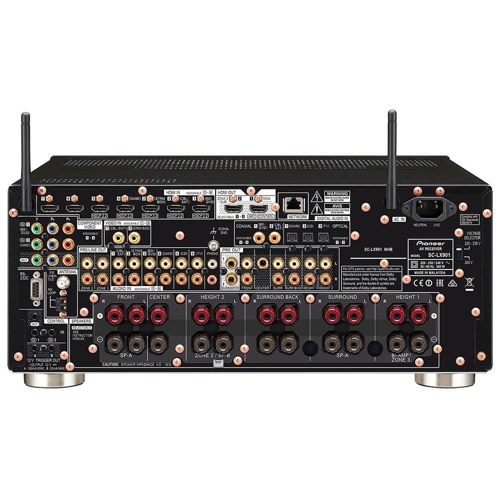 pioneer av receivers pioneer sc-lx901 elite 11.2 channel class d3 network av receiver- black