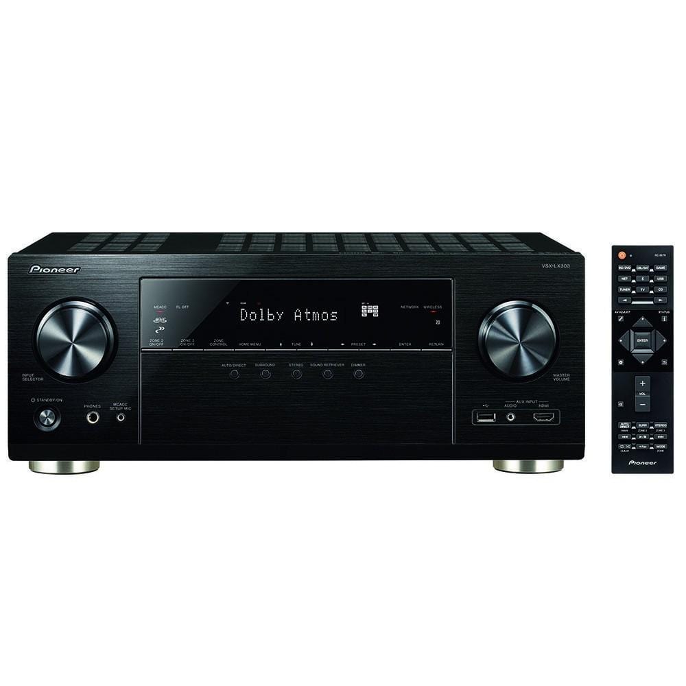 pioneer av receivers pioneer vsx-lx303 9.2 channel network av receiver