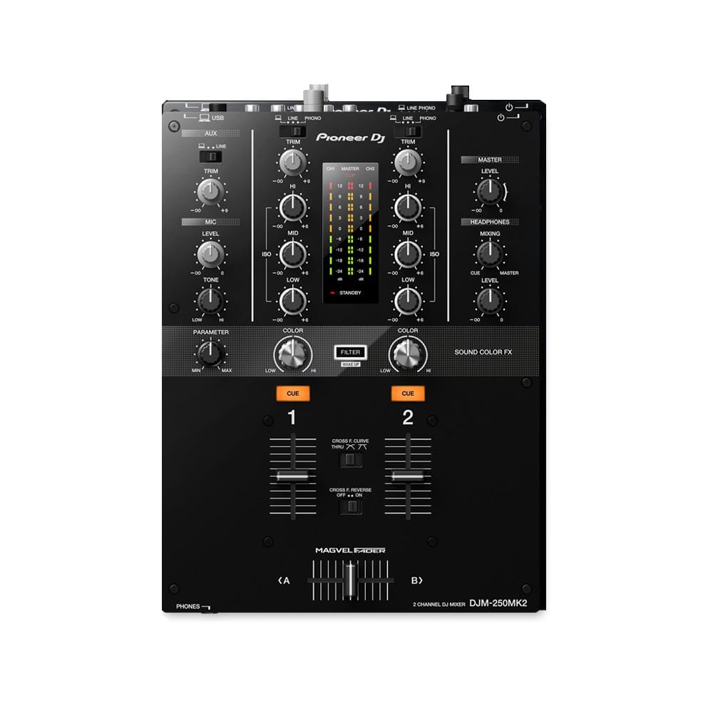 pioneer digital mixers pioneer djm 250 mk2 2-channel digital mixer