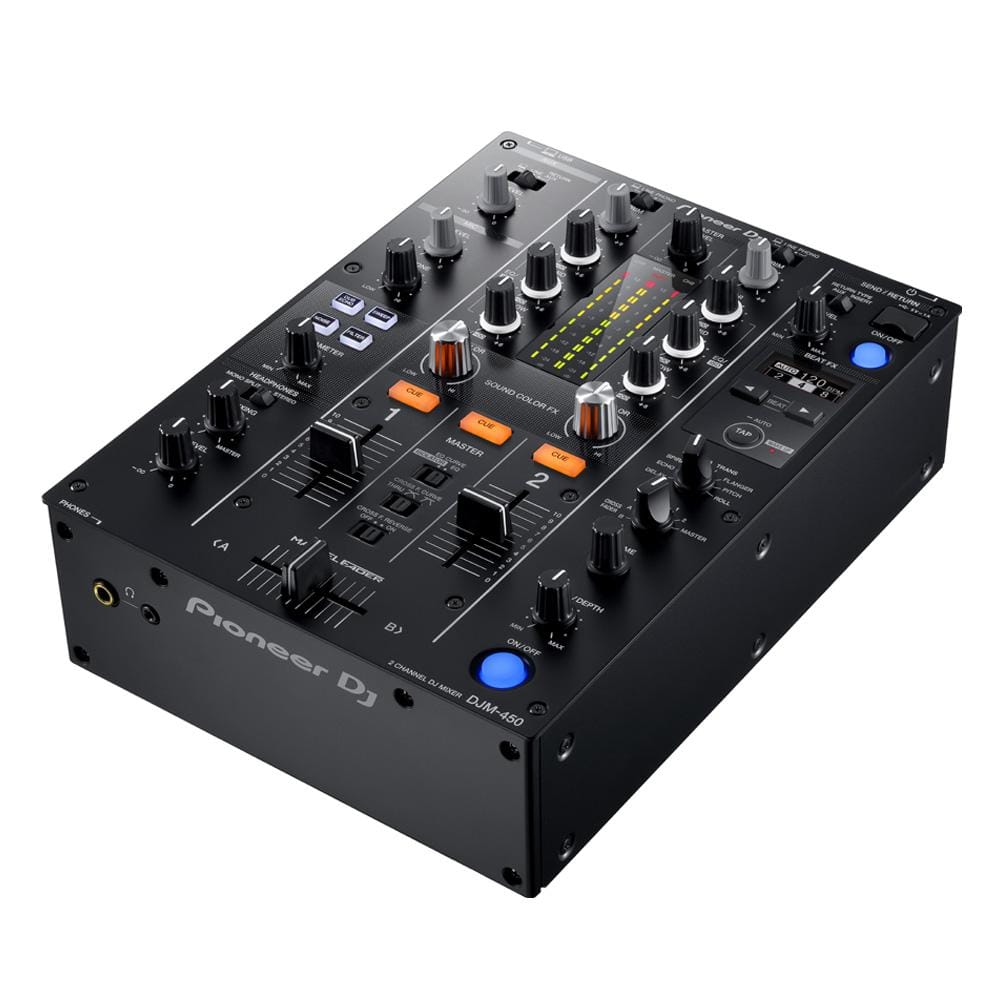pioneer digital mixers pioneer djm-450 2-channel digital mixer