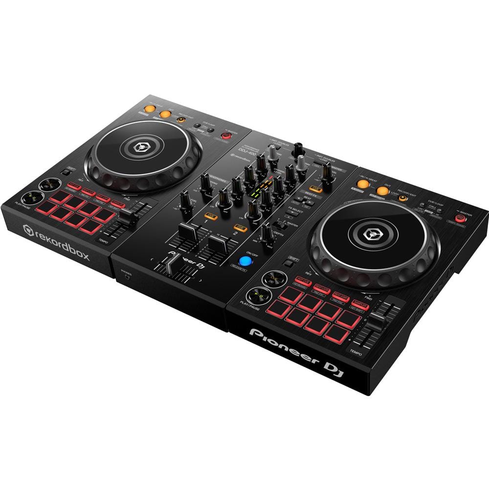 pioneer dj controller interfaces pioneer ddj-400 2-channel dj controller interfaces for rekordbox dj